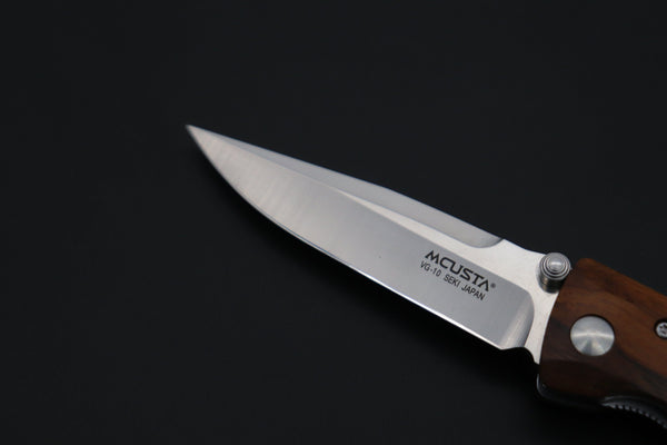Mcusta Classic Wave Series MC-18V VG-10 blade with Desert Ironwood handle - japaneseknifedirect.mom