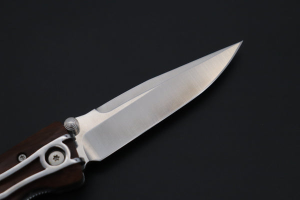 Mcusta Classic Wave Series MC-18V VG-10 blade with Desert Ironwood handle - japaneseknifedirect.mom