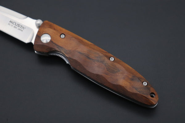 Mcusta Classic Wave Series MC-18V VG-10 blade with Desert Ironwood handle - japaneseknifedirect.mom