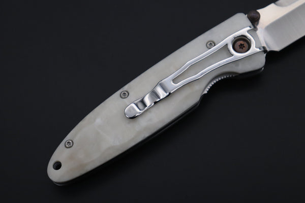 Mcusta Classic Wave Series MC-19V VG-10 blade with Dupont Corian handle - japaneseknifedirect.mom