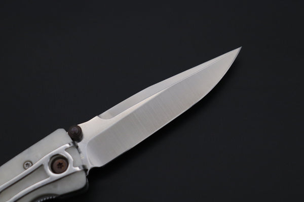 Mcusta Classic Wave Series MC-19V VG-10 blade with Dupont Corian handle - japaneseknifedirect.mom