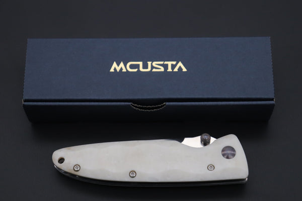 Mcusta Classic Wave Series MC-19V VG-10 blade with Dupont Corian handle - japaneseknifedirect.mom