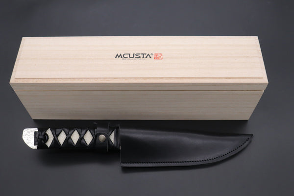 Mcusta Custom Limited EditionSeries MC-241GD SPG-2 Damascus Tanto - japaneseknifedirect.mom