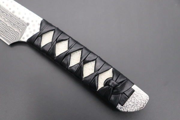 Mcusta Custom Limited EditionSeries MC-241GD SPG-2 Damascus Tanto - japaneseknifedirect.mom