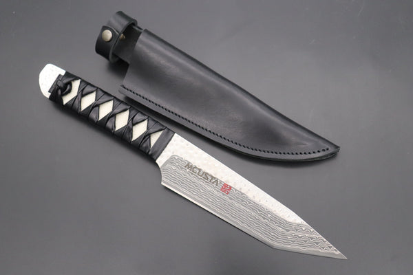 Mcusta Custom Limited EditionSeries MC-241GD SPG-2 Damascus Tanto - japaneseknifedirect.mom