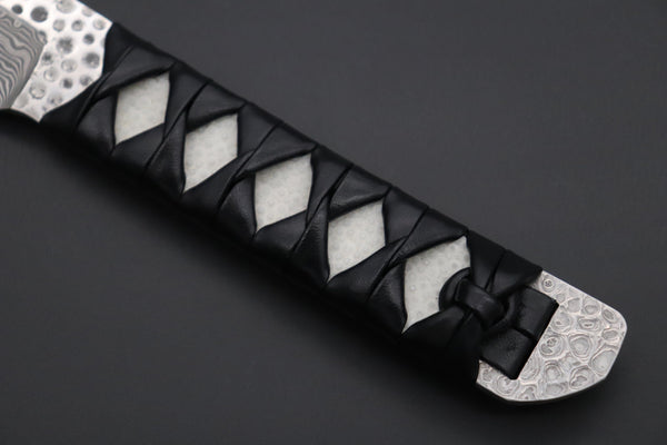 Mcusta Custom Limited EditionSeries MC-242GD SPG-2 Damascus Tanto "SLIMMER Blade" - japaneseknifedirect.mom