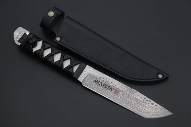 Mcusta Custom Limited EditionSeries MC-242GD SPG-2 Damascus Tanto "SLIMMER Blade" - japaneseknifedirect.mom