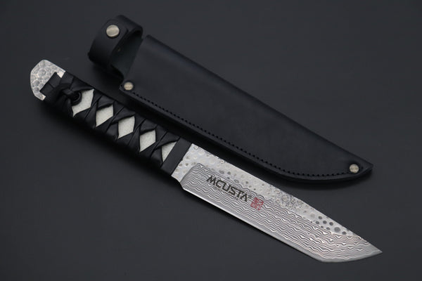 Mcusta Custom Limited EditionSeries MC-242GD SPG-2 Damascus Tanto "SLIMMER Blade" - japaneseknifedirect.mom
