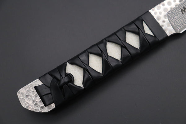 Mcusta Custom Limited EditionSeries MC-242GD SPG-2 Damascus Tanto "SLIMMER Blade" - japaneseknifedirect.mom