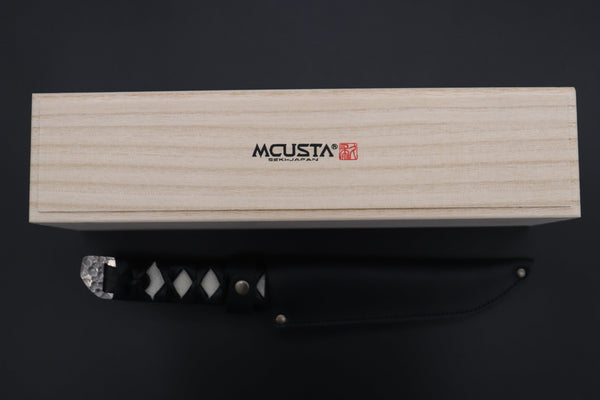 Mcusta Custom Limited EditionSeries MC-242GD SPG-2 Damascus Tanto "SLIMMER Blade" - japaneseknifedirect.mom