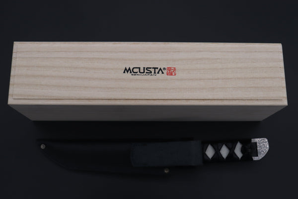 Mcusta Custom Limited EditionSeries MC-242GD SPG-2 Damascus Tanto "SLIMMER Blade" - japaneseknifedirect.mom