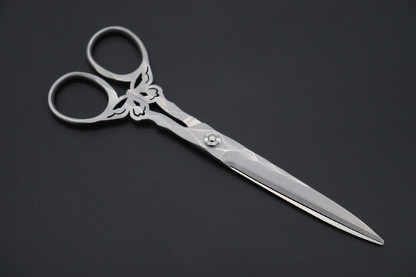 Mcusta DDB-170D "BUTTERFLY" Damascus Scissors - japaneseknifedirect.mom