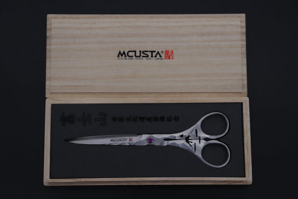 Mcusta DDF-170D "Mt.FUJI" Damascus Scissors - japaneseknifedirect.mom