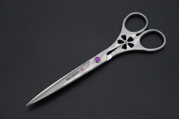 Mcusta DDS-170D "SAKURA" Damascus Scissors - japaneseknifedirect.mom