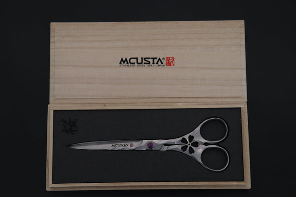 Mcusta DDS-170D "SAKURA" Damascus Scissors - japaneseknifedirect.mom