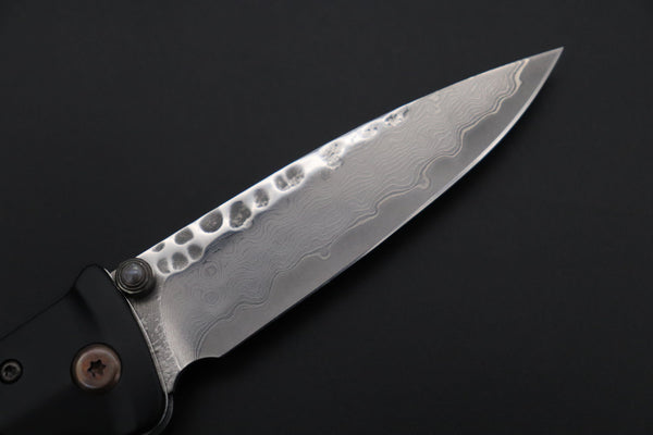 Mcusta FUSION Series MC-161D VG-10 Tsuchime Hammered Damascus | Black - japaneseknifedirect.mom