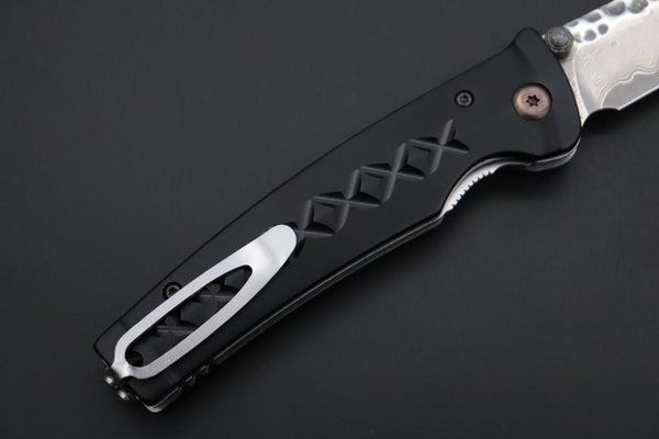 Mcusta FUSION Series MC-161D VG-10 Tsuchime Hammered Damascus | Black - japaneseknifedirect.mom