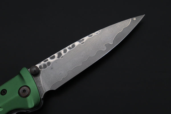 Mcusta FUSION Series MC-163D VG-10 Tsuchime Hammered Damascus | Green - japaneseknifedirect.mom