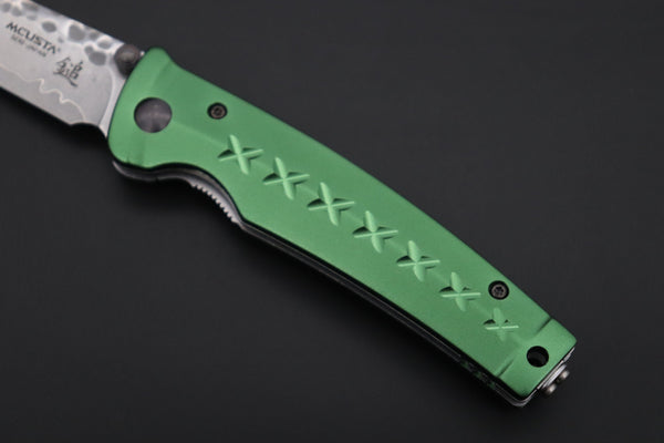 Mcusta FUSION Series MC-163D VG-10 Tsuchime Hammered Damascus | Green - japaneseknifedirect.mom