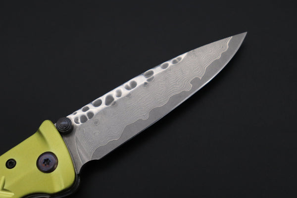 Mcusta FUSION Series MC-164D VG-10 Tsuchime Hammered Damascus | Lemon Yellow - japaneseknifedirect.mom