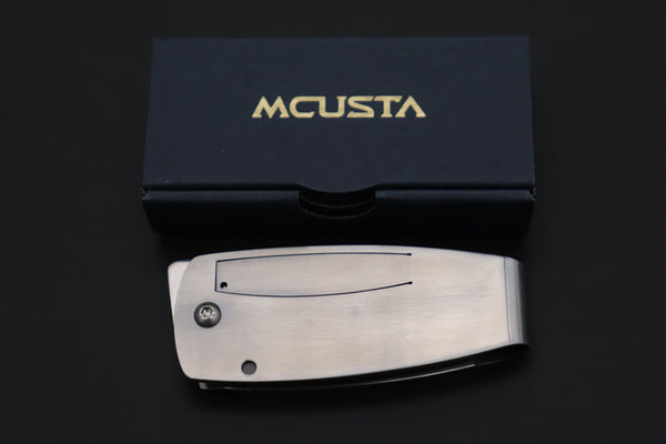 Mcusta Kamon Family Crest Money Clip Folder Series MC-81 AOI - japaneseknifedirect.mom