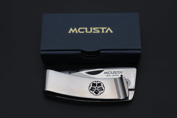 Mcusta Kamon Family Crest Money Clip Folder Series MC-82 KIKYO - japaneseknifedirect.mom