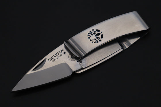 Mcusta Kamon Family Crest Money Clip Folder Series MC-84 FUJI - japaneseknifedirect.mom
