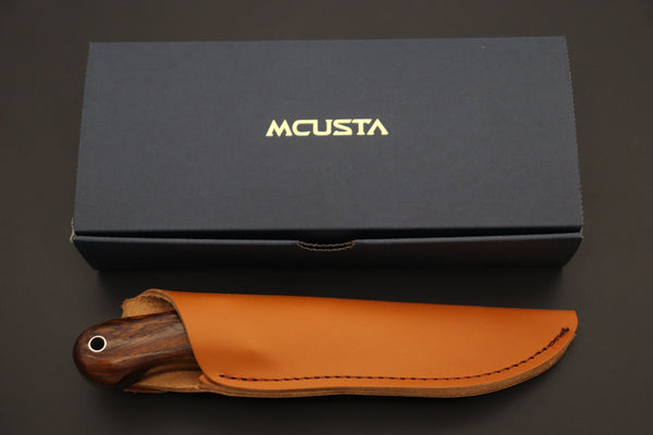 Mcusta "Mike Irie Collaboration Series" MC-231DI "SPORT 100" Desert Ironwood Handle - japaneseknifedirect.mom