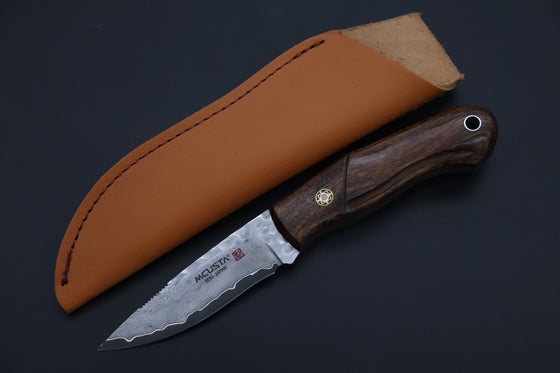 Mcusta "Mike Irie Collaboration Series" MC-231DI "SPORT 100" Desert Ironwood Handle - japaneseknifedirect.mom