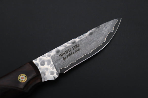 Mcusta "Mike Irie Collaboration Series" MC-232DI "SPORT 200" Desert Ironwood Handle - japaneseknifedirect.mom