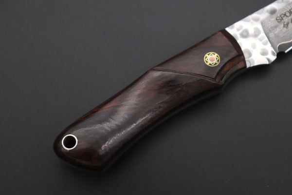 Mcusta "Mike Irie Collaboration Series" MC-232DI "SPORT 200" Desert Ironwood Handle - japaneseknifedirect.mom