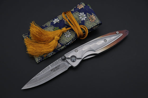 Mcusta SHINRA Classic Damascus Series MC-31D KASUMI VG-10 Damascus - japaneseknifedirect.mom