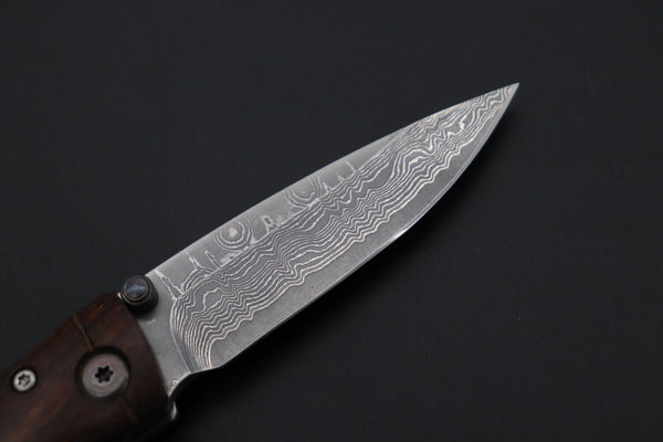 Mcusta Shinra Natural Series MC-74DI TAKE VG-10 Damascus "Desert Ironwood Handle" - japaneseknifedirect.mom
