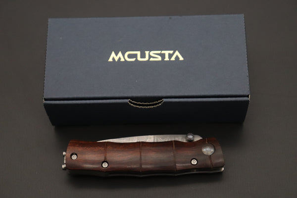 Mcusta Shinra Natural Series MC-74DI TAKE VG-10 Damascus "Desert Ironwood Handle" - japaneseknifedirect.mom