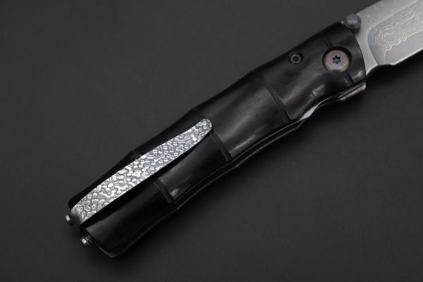 Mcusta Shinra Natural Series MC-76DP TAKE VG-10 Damascus (Black Pakka Wood Handle) - japaneseknifedirect.mom
