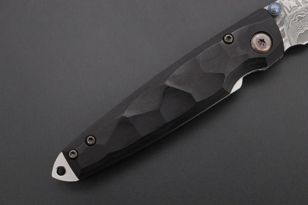 Mcusta Shinra Natural Series MC-79DP TSUCHI VG-10 Damascus (Black Pakka Wood Handle) - japaneseknifedirect.mom