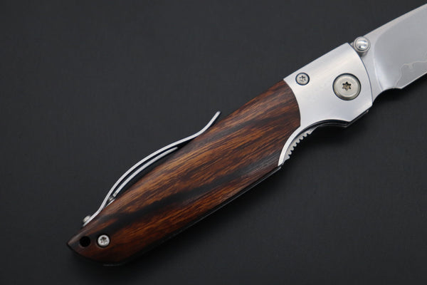 Mcusta SHINRA 森羅 Premium Series MC-143G TEANA SPG-2 San Mai (Desert Ironwood handle) - japaneseknifedirect.mom
