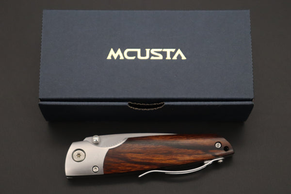 Mcusta SHINRA 森羅 Premium Series MC-143G TEANA SPG-2 San Mai (Desert Ironwood handle) - japaneseknifedirect.mom