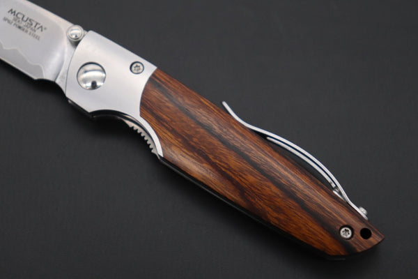 Mcusta SHINRA 森羅 Premium Series MC-143G TEANA SPG-2 San Mai (Desert Ironwood handle) - japaneseknifedirect.mom