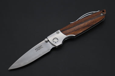 Mcusta SHINRA 森羅 Premium Series MC-143G TEANA SPG-2 San Mai (Desert Ironwood handle) - japaneseknifedirect.mom