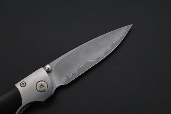 Mcusta SHINRA 森羅 Premium Series MC-144G TEANA SPG-2 San Mai (Black Pakkawood handle) - japaneseknifedirect.mom