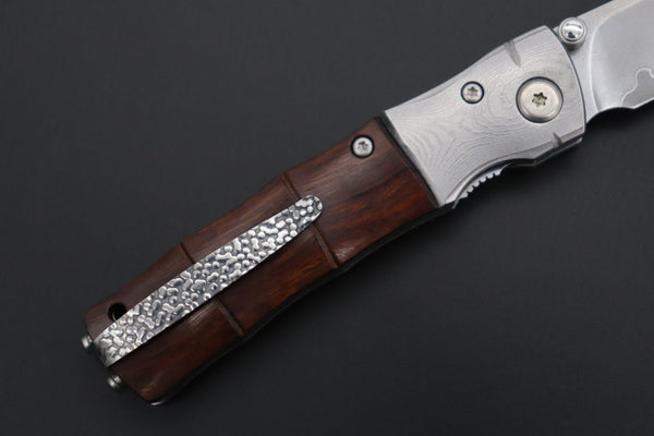 Mcusta SHINRA 森羅 Premium Series MC-145G BAMBOO SPG-2 San Mai (Desert Ironwood handle) - japaneseknifedirect.mom