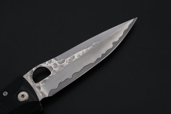 Mcusta Tactility Elite Folder Series MC-121G SPG-2 San Mai blade with Linen Micarta Handle - japaneseknifedirect.mom