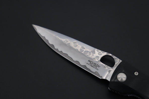 Mcusta Tactility Elite Folder Series MC-121G SPG-2 San Mai blade with Linen Micarta Handle - japaneseknifedirect.mom