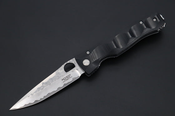Mcusta Tactility Elite Folder Series MC-121G SPG-2 San Mai blade with Linen Micarta Handle - japaneseknifedirect.mom