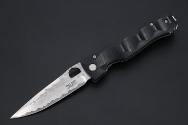 Mcusta Tactility Elite Folder Series MC-121G SPG-2 San Mai blade with Linen Micarta Handle - japaneseknifedirect.mom