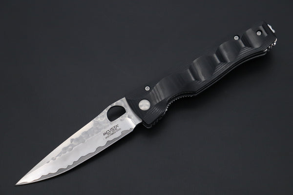 Mcusta Tactility Elite Folder Series MC-121G SPG-2 San Mai blade with Linen Micarta Handle - japaneseknifedirect.mom