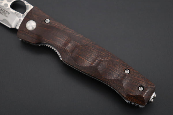 Mcusta Tactility Elite Folder Series MC-125G SPG-2 San Mai blade with Desert Ironwood Handle - japaneseknifedirect.mom