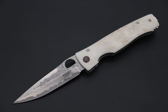 Mcusta Tactility Elite Folder Series MC-126G SPG-2 San Mai blade with Dupont Corian handle - japaneseknifedirect.mom