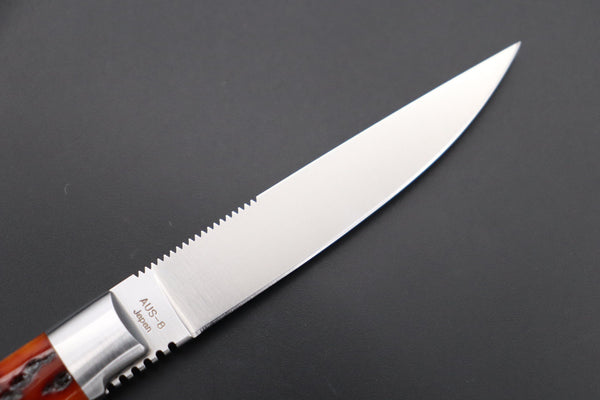 MOKI "2023 Limited Edition" HM-535RCZ "Trout & Bird Knife (Richmond Jigged Bone Handle)"